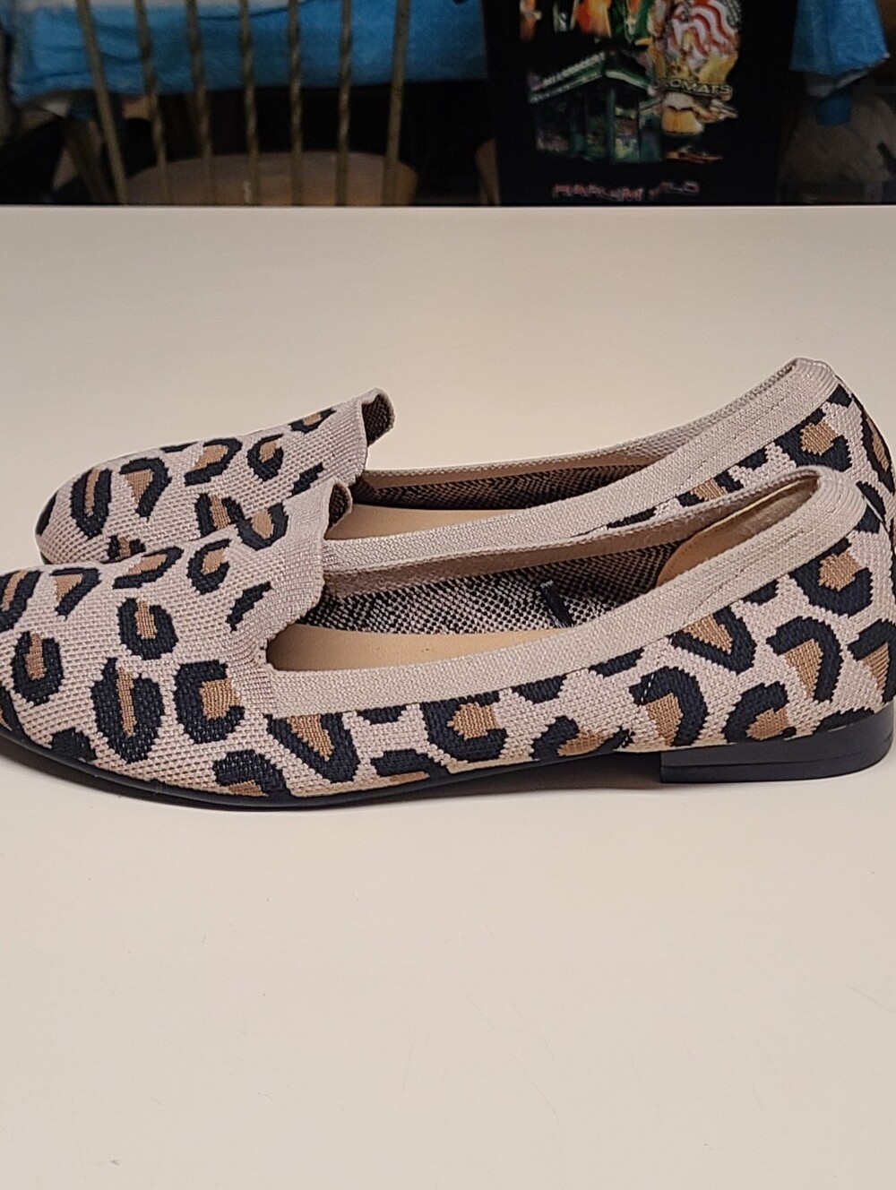 Torrid Leopard stretch knit ballet flats size 8WW - Picture 5 of 10